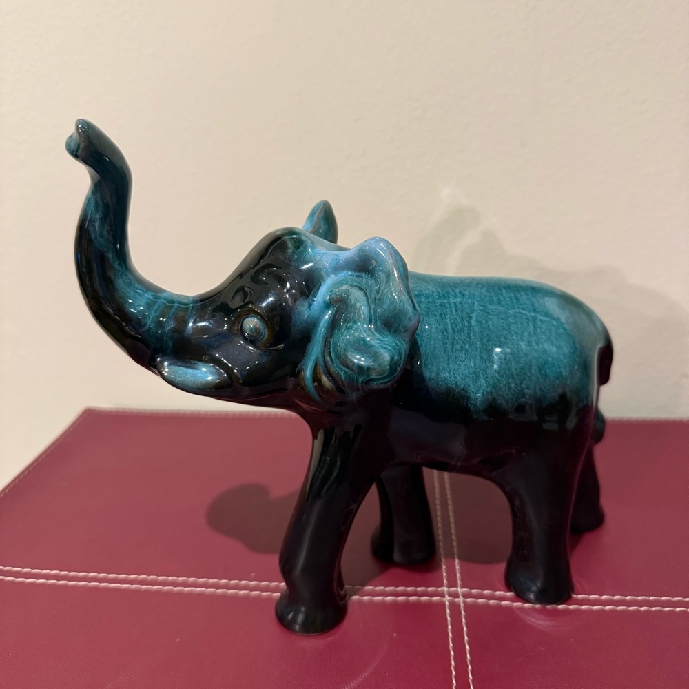 Blue Mountain Pottery Elephant Figurine